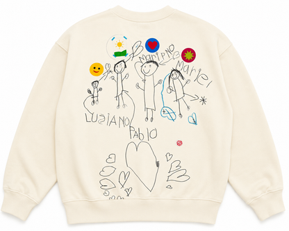 Sudadera Personalizada Doodle | Espalda