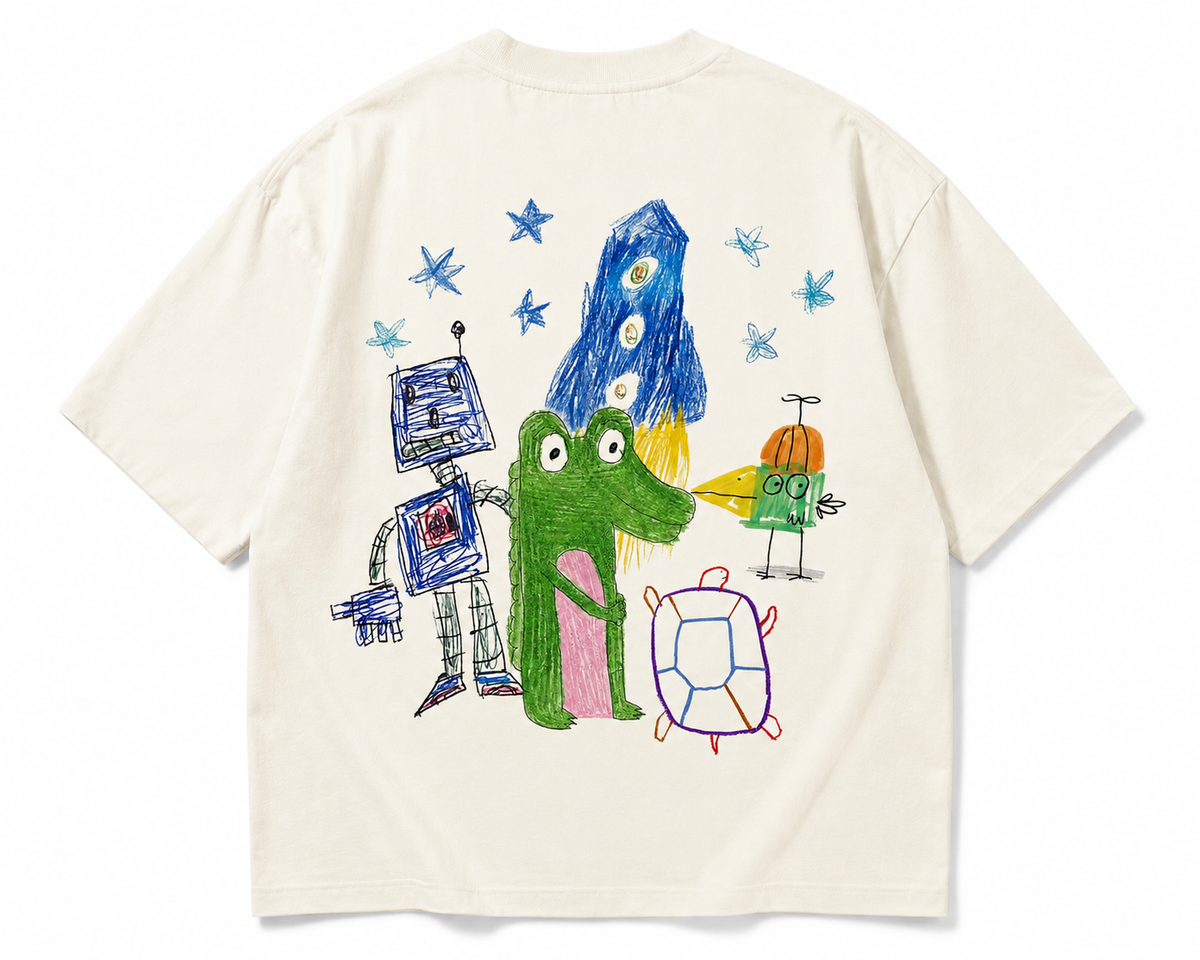 Playera Personalizada Doodle | Espalda