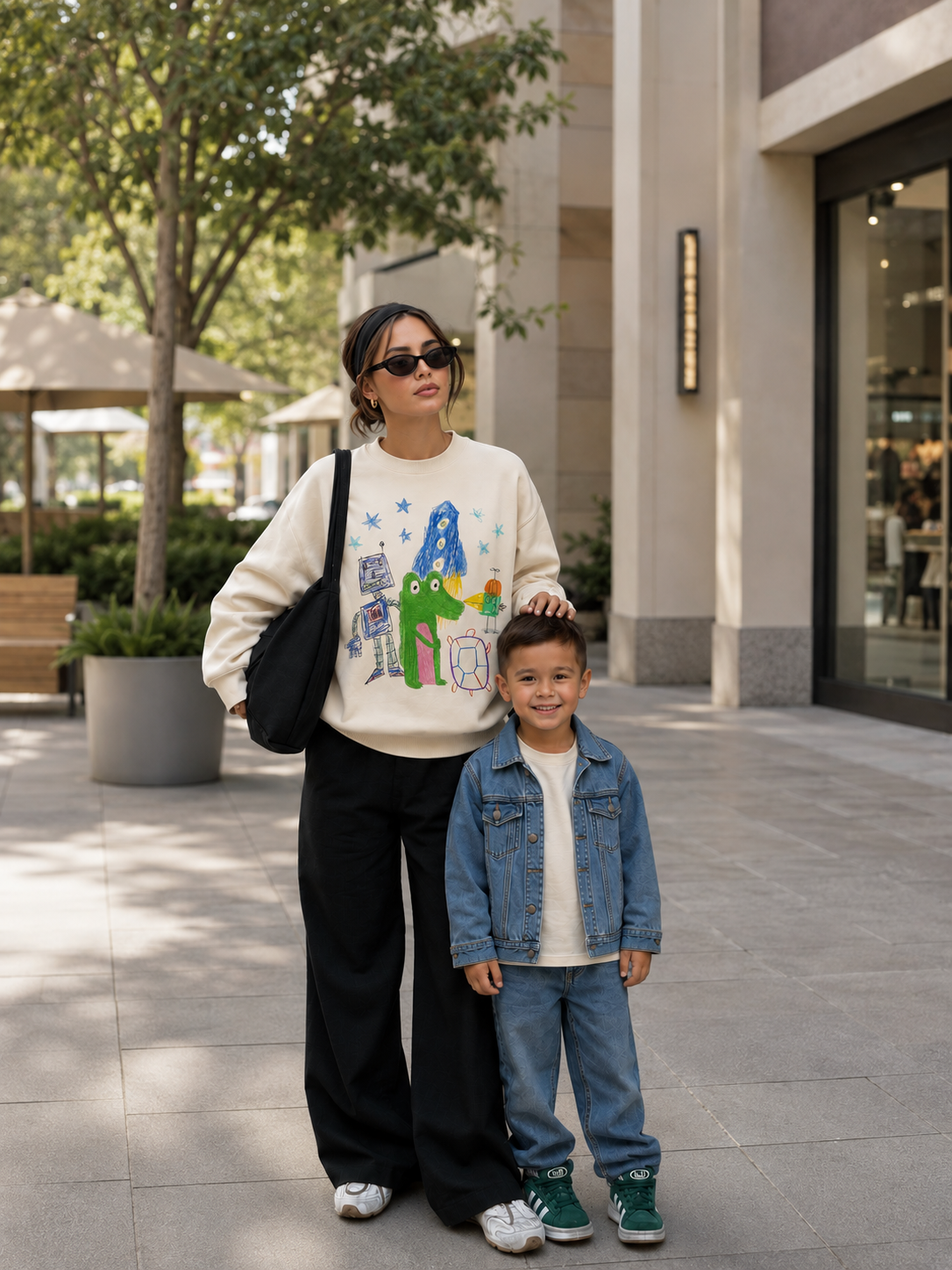 Sudadera Personalizada Doodle | Frente