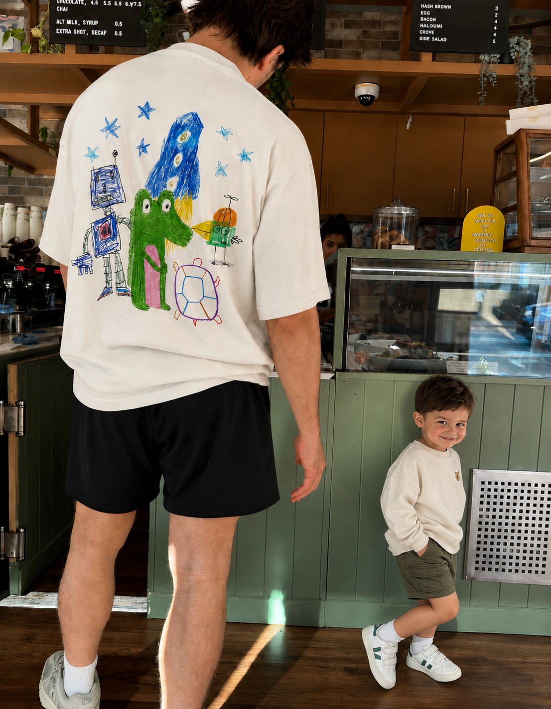 Playera Personalizada Doodle | Espalda